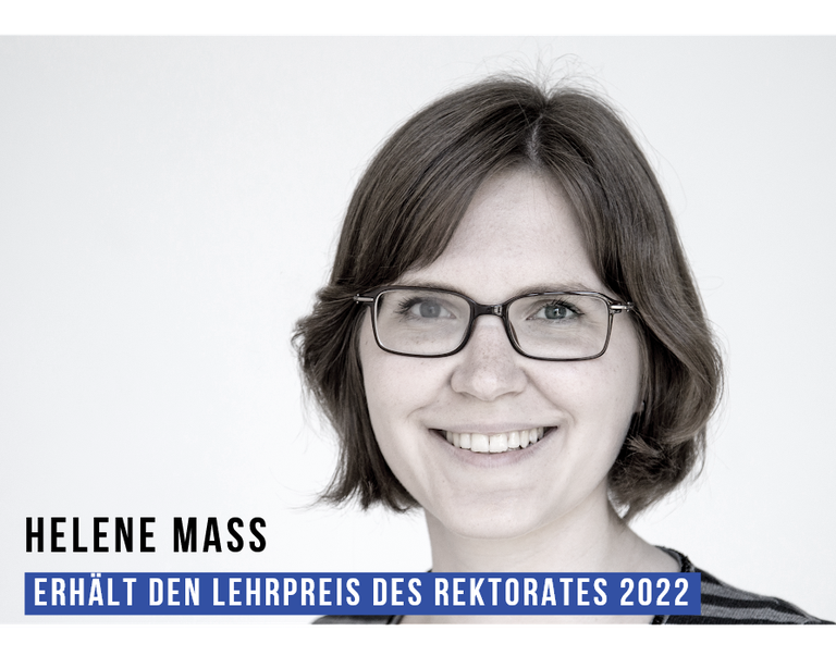 Lehrpreis des Rektorat für Helene Mass