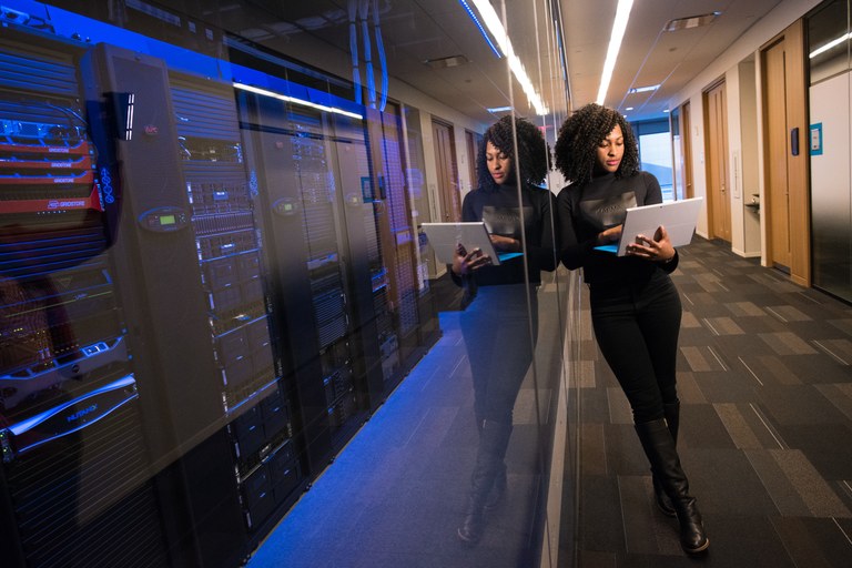 Woman with Laptop