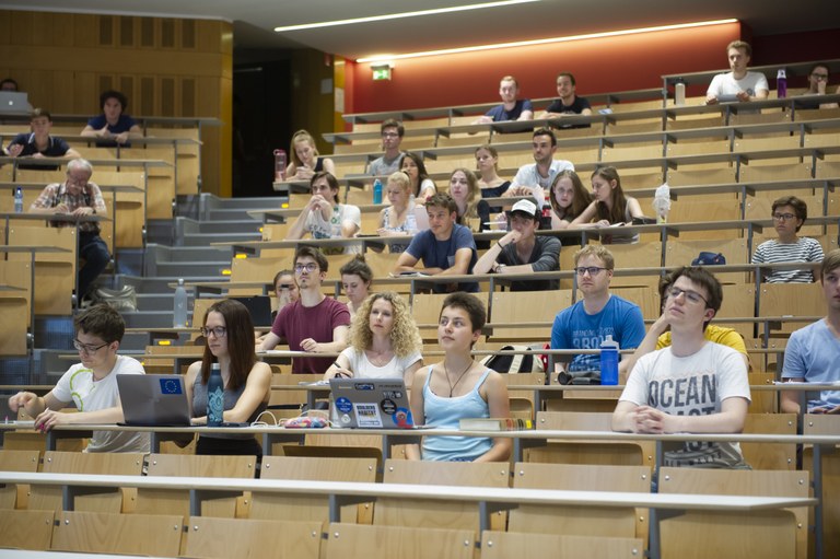 Studenten in Hörsaal