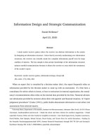 Information Design and Strategic Communication.pdf