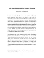 Allocation Mechanisms and Post-Allocation Interaction